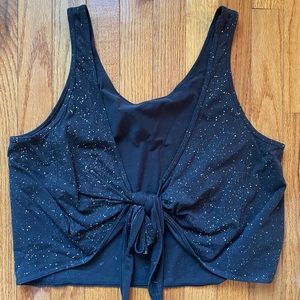 lululemon tie cropped tank